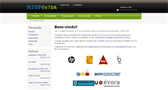 Desktop Screenshot of miup2010.di.uevora.pt