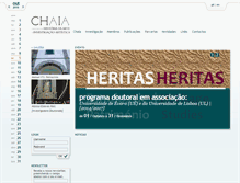 Tablet Screenshot of chaia.uevora.pt