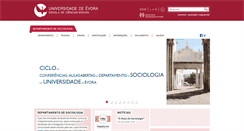 Desktop Screenshot of dsoc.uevora.pt